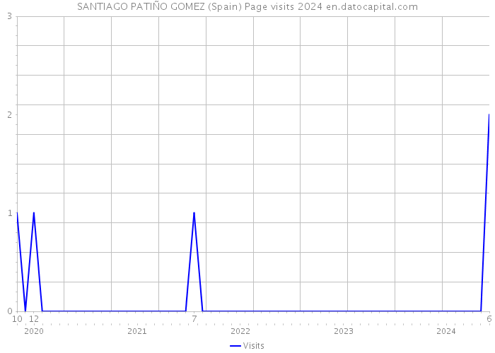 SANTIAGO PATIÑO GOMEZ (Spain) Page visits 2024 