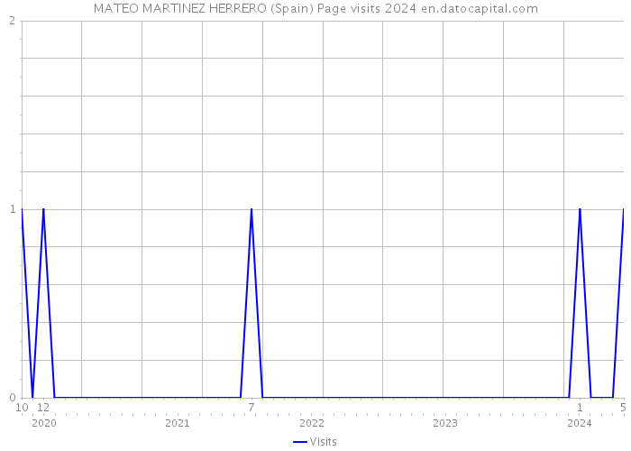 MATEO MARTINEZ HERRERO (Spain) Page visits 2024 