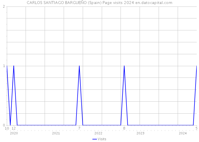 CARLOS SANTIAGO BARGUEÑO (Spain) Page visits 2024 
