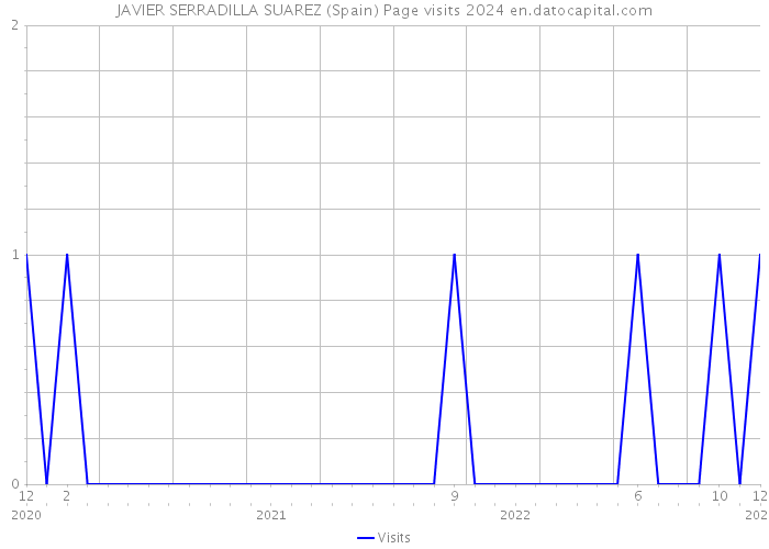 JAVIER SERRADILLA SUAREZ (Spain) Page visits 2024 