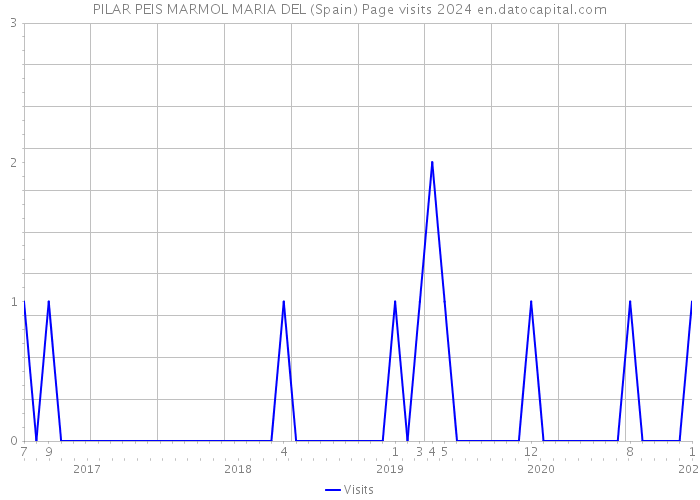 PILAR PEIS MARMOL MARIA DEL (Spain) Page visits 2024 