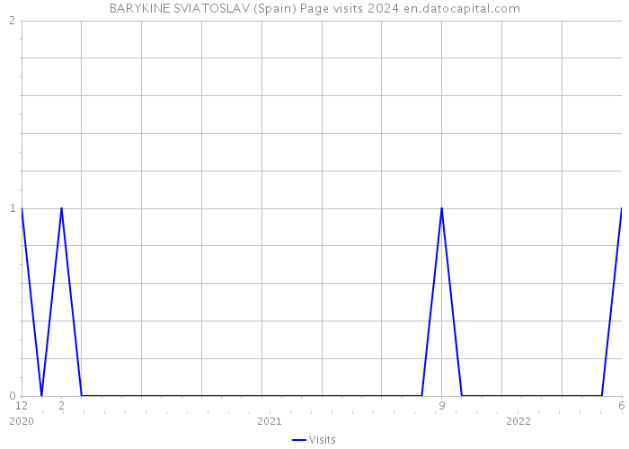 BARYKINE SVIATOSLAV (Spain) Page visits 2024 