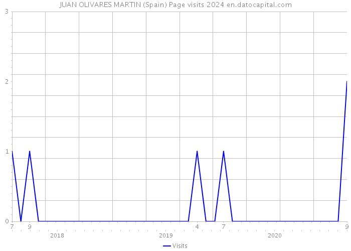 JUAN OLIVARES MARTIN (Spain) Page visits 2024 