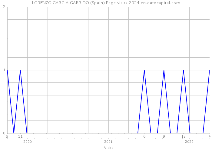 LORENZO GARCIA GARRIDO (Spain) Page visits 2024 