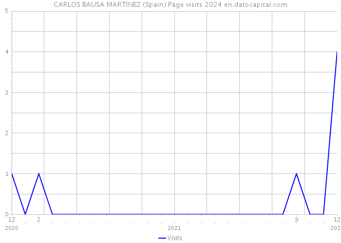 CARLOS BAUSA MARTINEZ (Spain) Page visits 2024 
