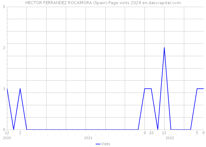 HECTOR FERRANDEZ ROCAMORA (Spain) Page visits 2024 