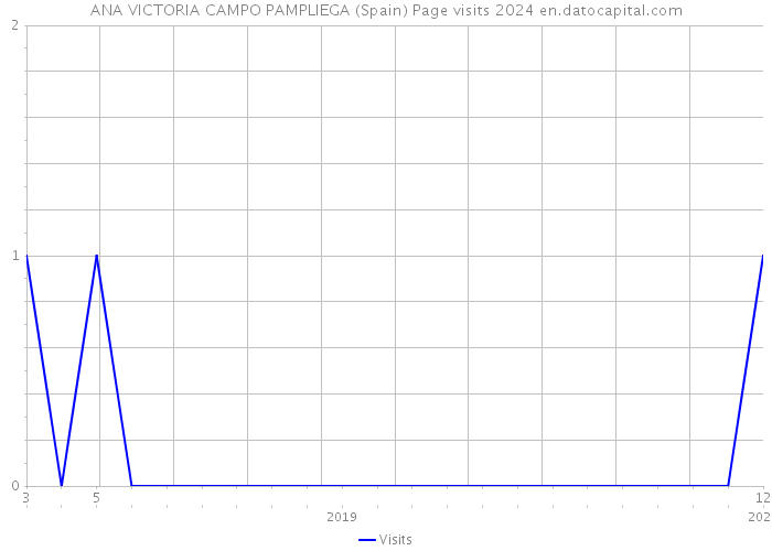 ANA VICTORIA CAMPO PAMPLIEGA (Spain) Page visits 2024 