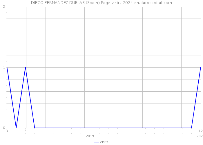 DIEGO FERNANDEZ DUBLAS (Spain) Page visits 2024 