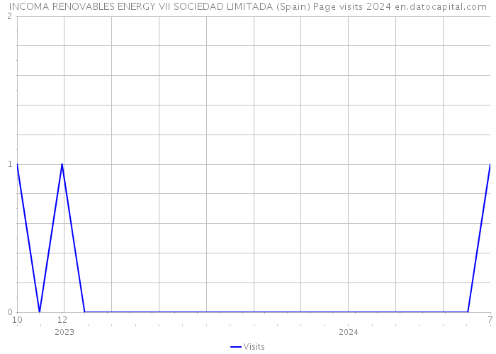 INCOMA RENOVABLES ENERGY VII SOCIEDAD LIMITADA (Spain) Page visits 2024 