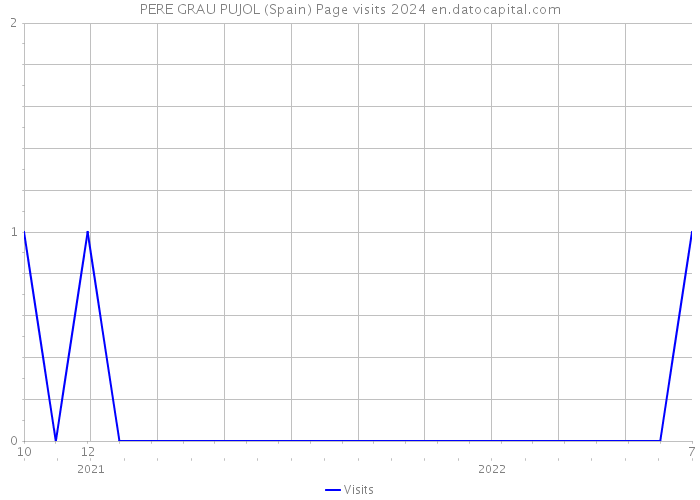 PERE GRAU PUJOL (Spain) Page visits 2024 