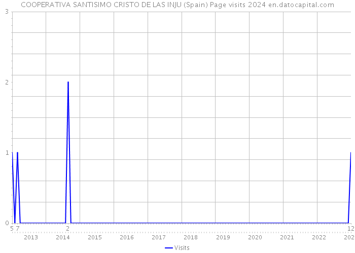 COOPERATIVA SANTISIMO CRISTO DE LAS INJU (Spain) Page visits 2024 