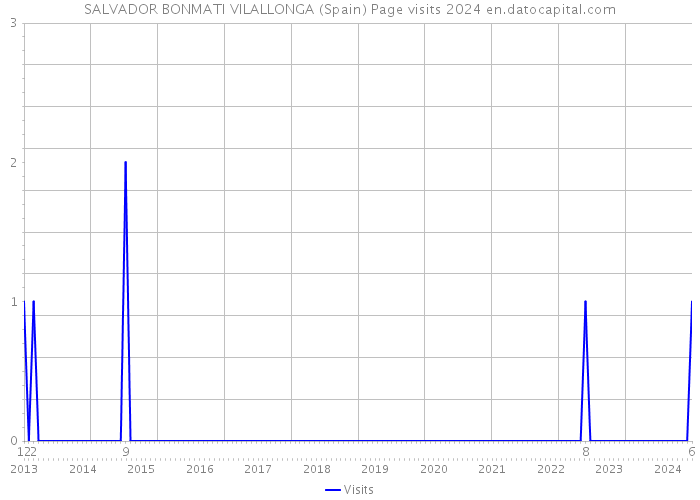 SALVADOR BONMATI VILALLONGA (Spain) Page visits 2024 