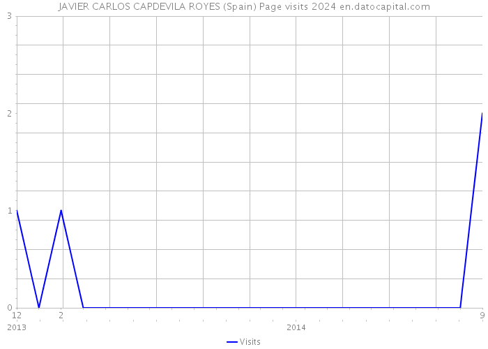 JAVIER CARLOS CAPDEVILA ROYES (Spain) Page visits 2024 