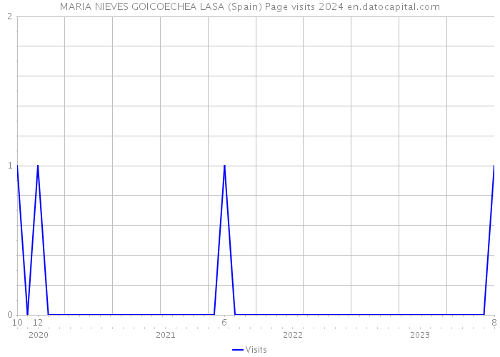 MARIA NIEVES GOICOECHEA LASA (Spain) Page visits 2024 