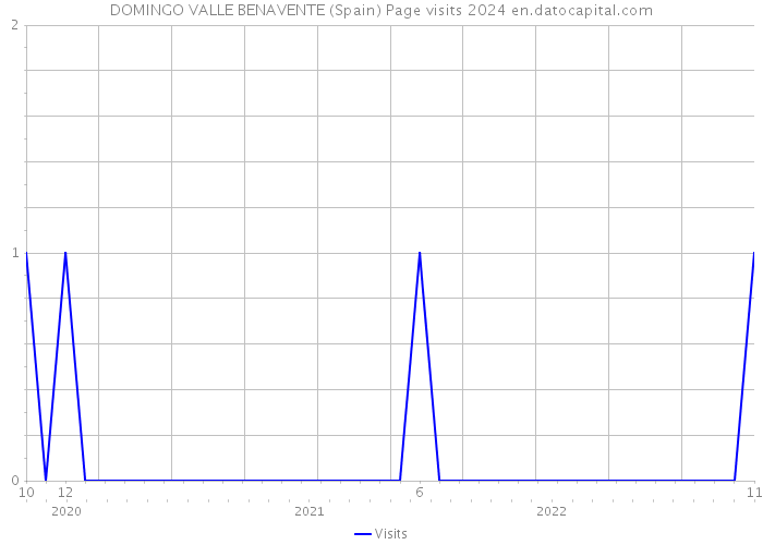 DOMINGO VALLE BENAVENTE (Spain) Page visits 2024 
