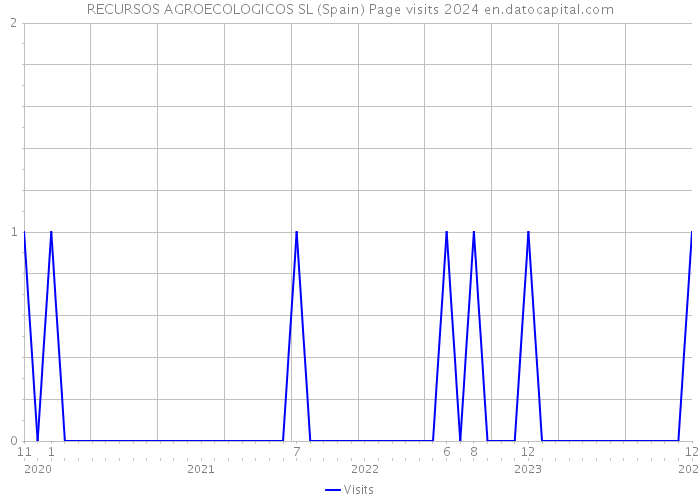 RECURSOS AGROECOLOGICOS SL (Spain) Page visits 2024 