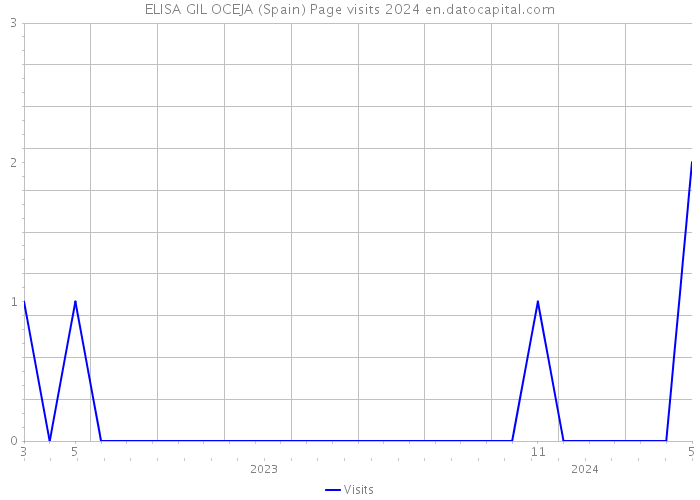ELISA GIL OCEJA (Spain) Page visits 2024 