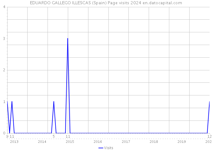 EDUARDO GALLEGO ILLESCAS (Spain) Page visits 2024 