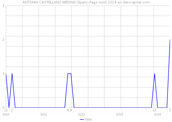 ANTONIA CASTELLANO MEDINA (Spain) Page visits 2024 