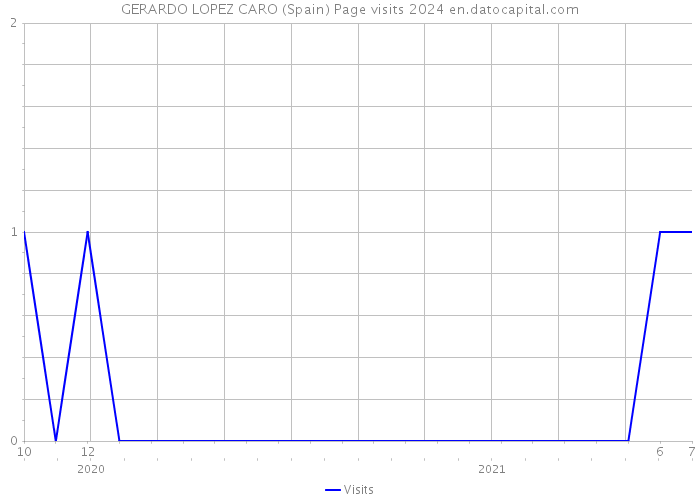 GERARDO LOPEZ CARO (Spain) Page visits 2024 