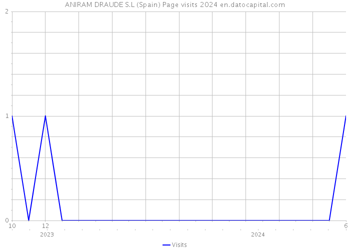 ANIRAM DRAUDE S.L (Spain) Page visits 2024 