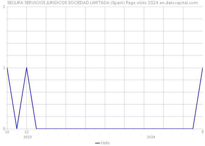 SEGURA SERVICIOS JURIDICOS SOCIEDAD LIMITADA (Spain) Page visits 2024 