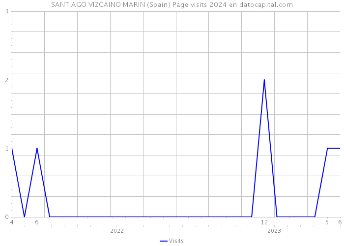 SANTIAGO VIZCAINO MARIN (Spain) Page visits 2024 