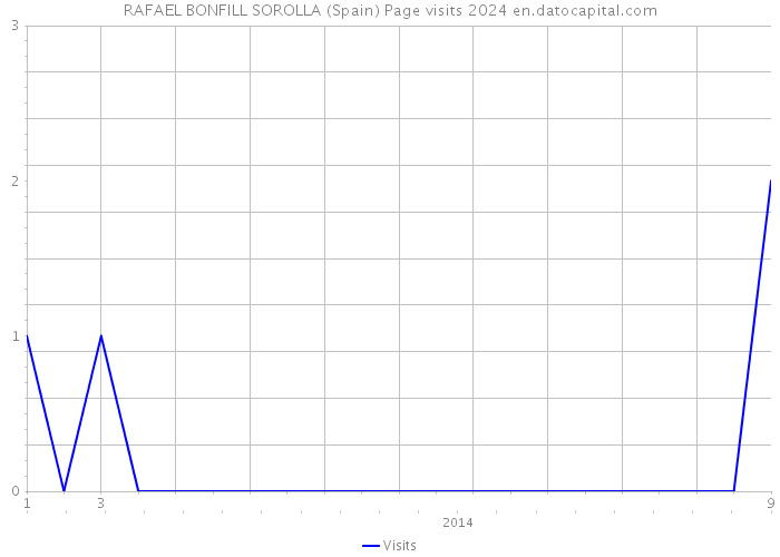 RAFAEL BONFILL SOROLLA (Spain) Page visits 2024 
