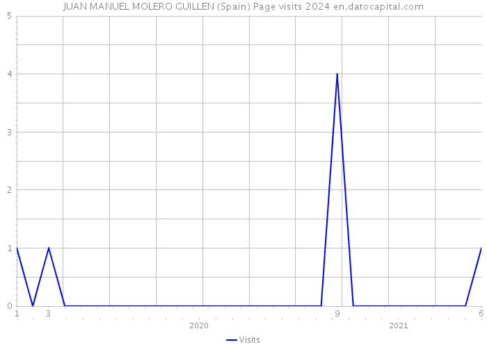 JUAN MANUEL MOLERO GUILLEN (Spain) Page visits 2024 