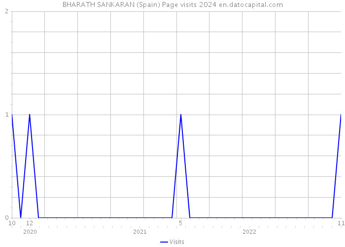 BHARATH SANKARAN (Spain) Page visits 2024 