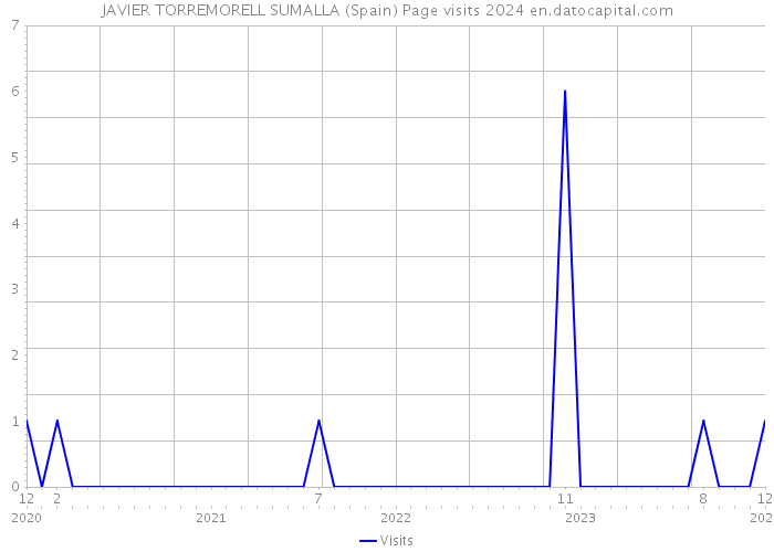JAVIER TORREMORELL SUMALLA (Spain) Page visits 2024 