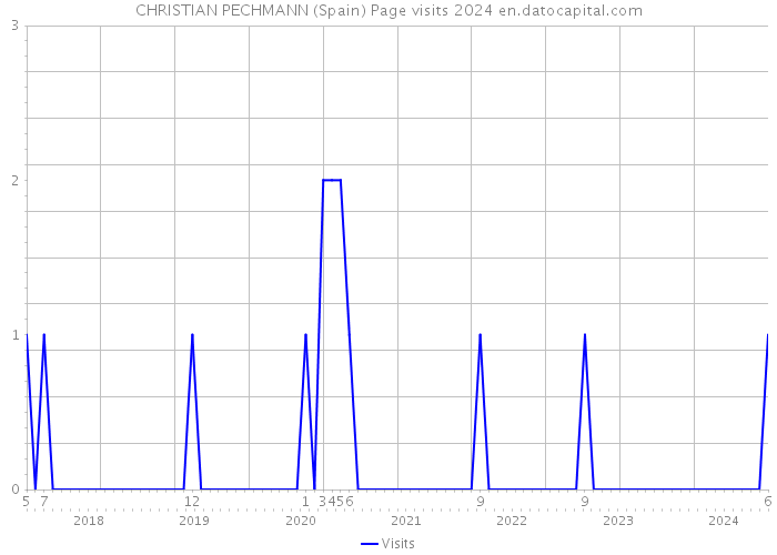 CHRISTIAN PECHMANN (Spain) Page visits 2024 