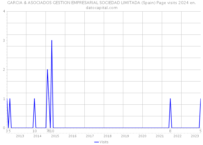 GARCIA & ASOCIADOS GESTION EMPRESARIAL SOCIEDAD LIMITADA (Spain) Page visits 2024 
