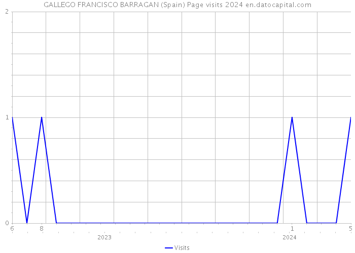 GALLEGO FRANCISCO BARRAGAN (Spain) Page visits 2024 