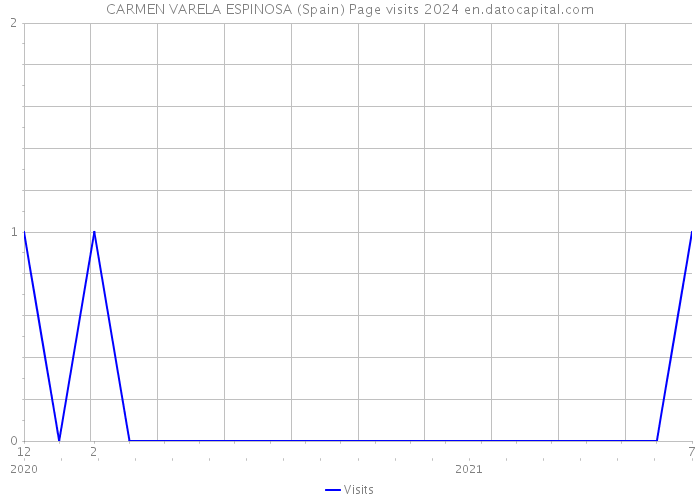 CARMEN VARELA ESPINOSA (Spain) Page visits 2024 