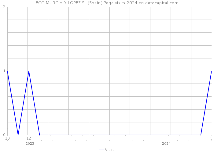 ECO MURCIA Y LOPEZ SL (Spain) Page visits 2024 