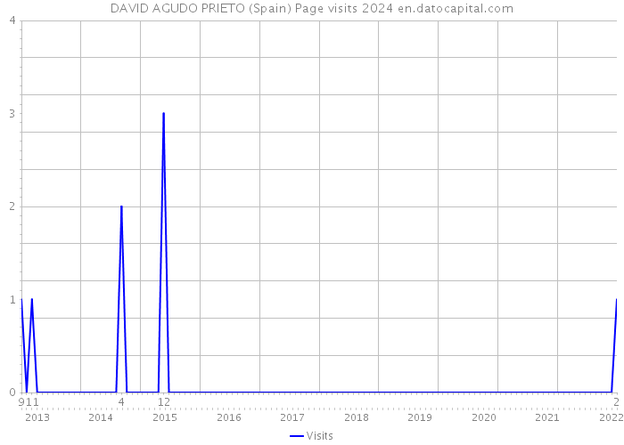 DAVID AGUDO PRIETO (Spain) Page visits 2024 