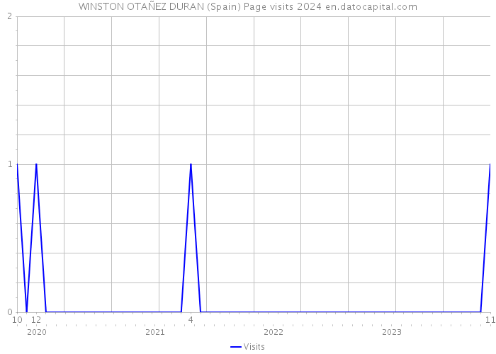 WINSTON OTAÑEZ DURAN (Spain) Page visits 2024 