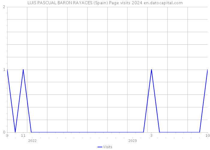 LUIS PASCUAL BARON RAYACES (Spain) Page visits 2024 