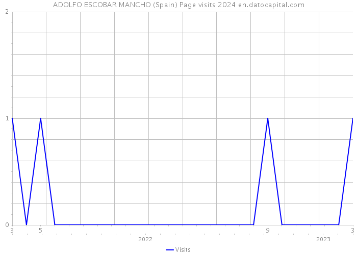 ADOLFO ESCOBAR MANCHO (Spain) Page visits 2024 
