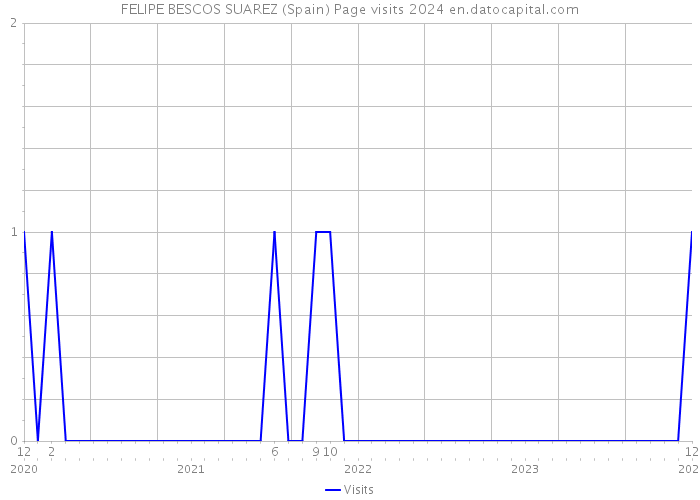 FELIPE BESCOS SUAREZ (Spain) Page visits 2024 