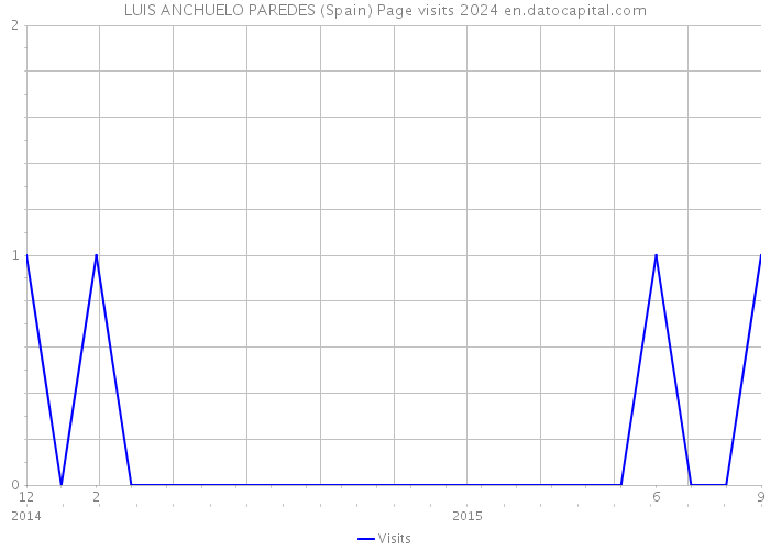 LUIS ANCHUELO PAREDES (Spain) Page visits 2024 