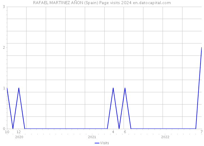 RAFAEL MARTINEZ AÑON (Spain) Page visits 2024 