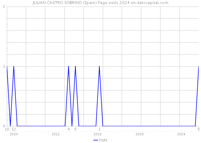 JULIAN CASTRO SOBRINO (Spain) Page visits 2024 