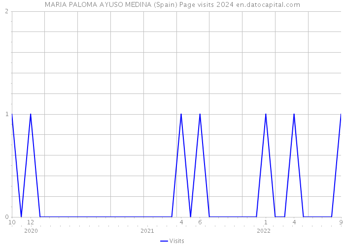 MARIA PALOMA AYUSO MEDINA (Spain) Page visits 2024 