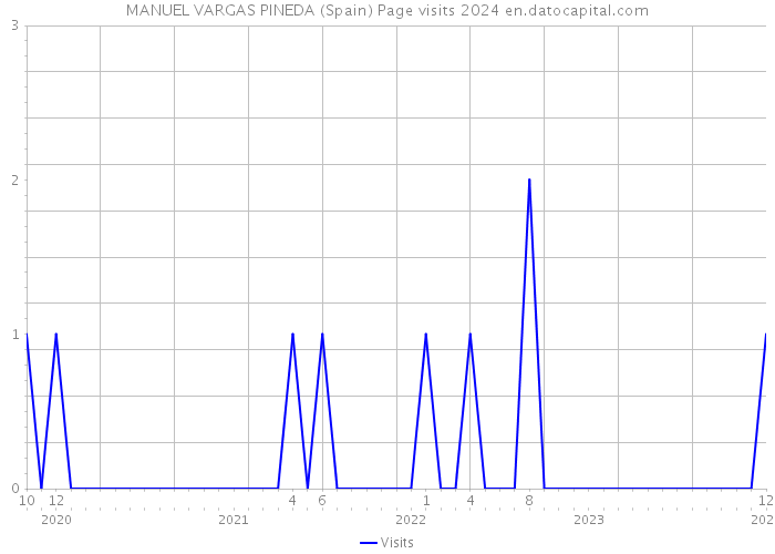 MANUEL VARGAS PINEDA (Spain) Page visits 2024 