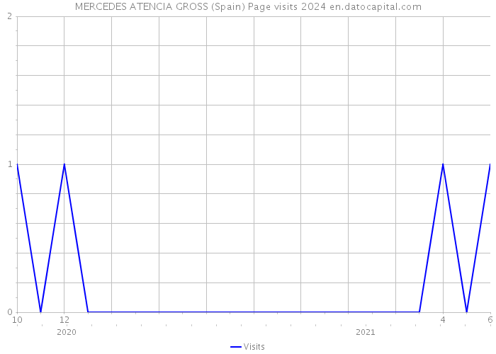 MERCEDES ATENCIA GROSS (Spain) Page visits 2024 