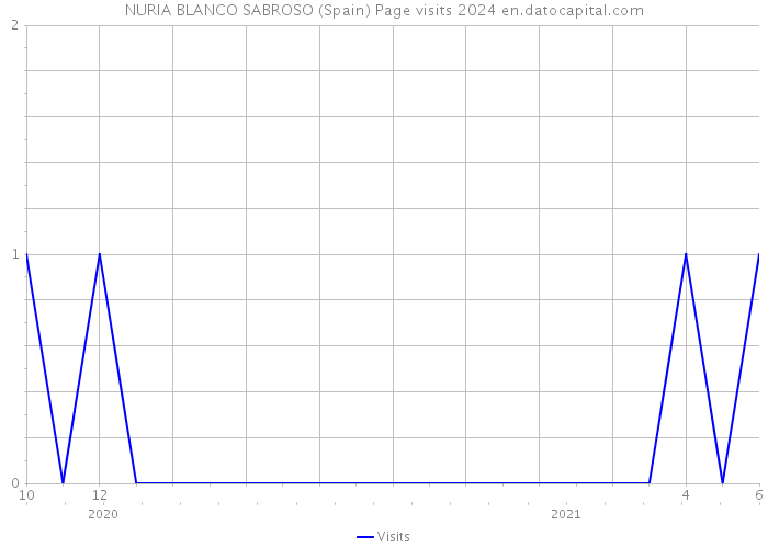 NURIA BLANCO SABROSO (Spain) Page visits 2024 