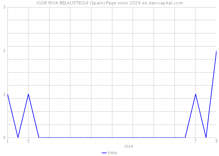 IGOR RIVA BELAUSTEGUI (Spain) Page visits 2024 