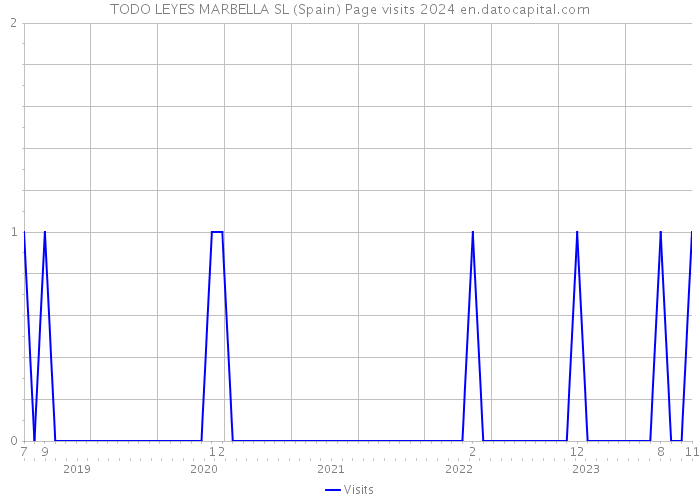 TODO LEYES MARBELLA SL (Spain) Page visits 2024 
